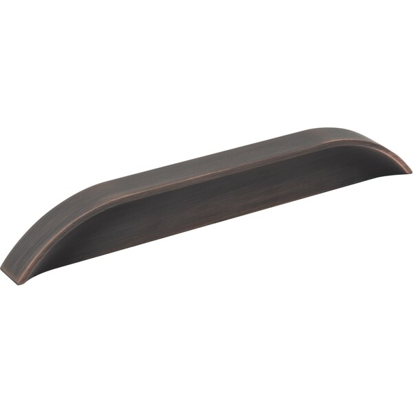 Jeffrey Alexander 128 mm / 160 mm Center-to-Center Brushed Oil Rubbed Bronze Elara Cabinet Pinch Pull 484-128160DBAC - main